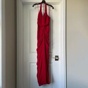 Badgley Mischka Collection Red Gown